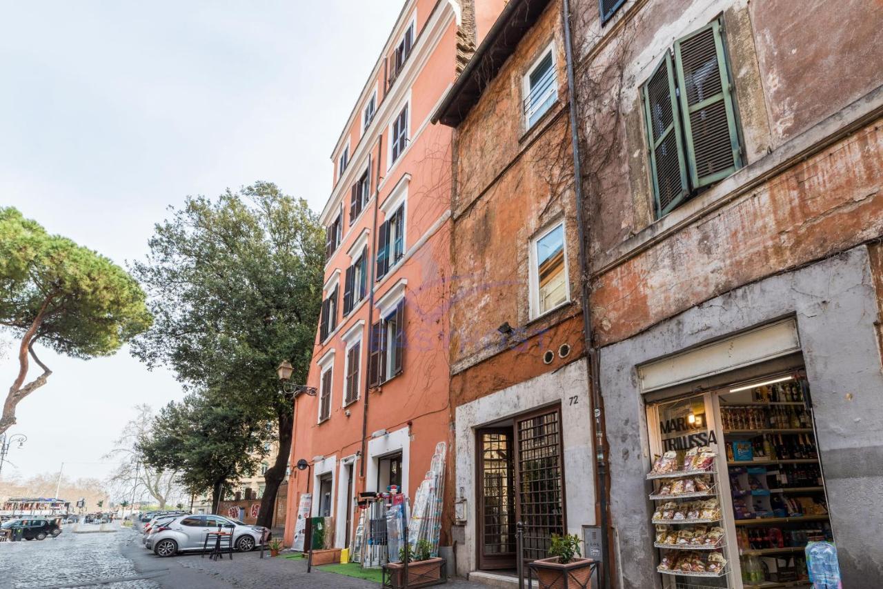Cozy Entire Apt Close To Piazza Trilussa Rome Exterior photo